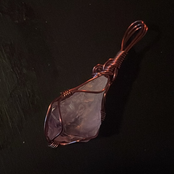 Amethyst Pendant ONE OF A KIND - Picture 2 of 3